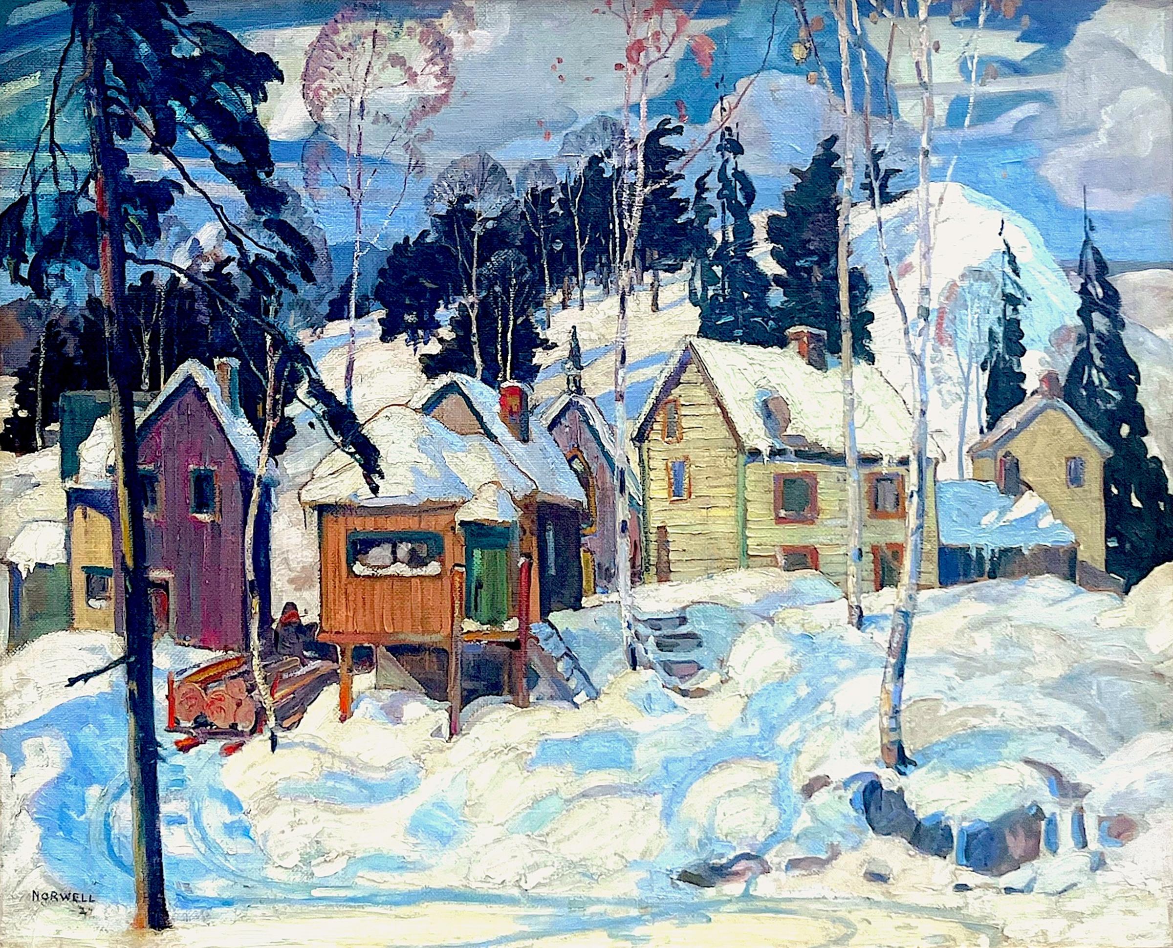 Graham Norble Norwell (1901-1967) - Gatineau Village, Winter, 1924