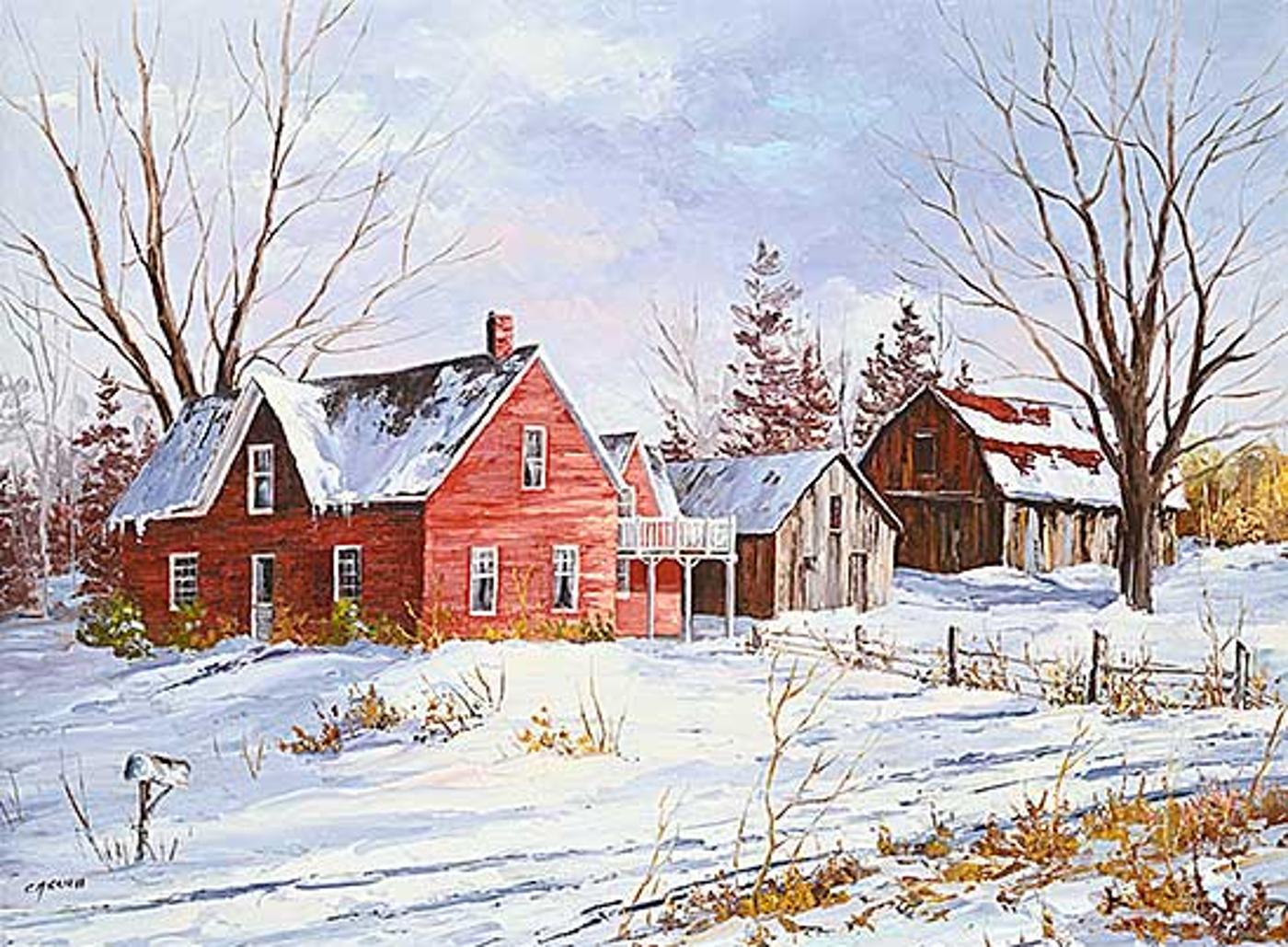 Marjory Caswell (1922-2010) - Niagara Township Farmhouse