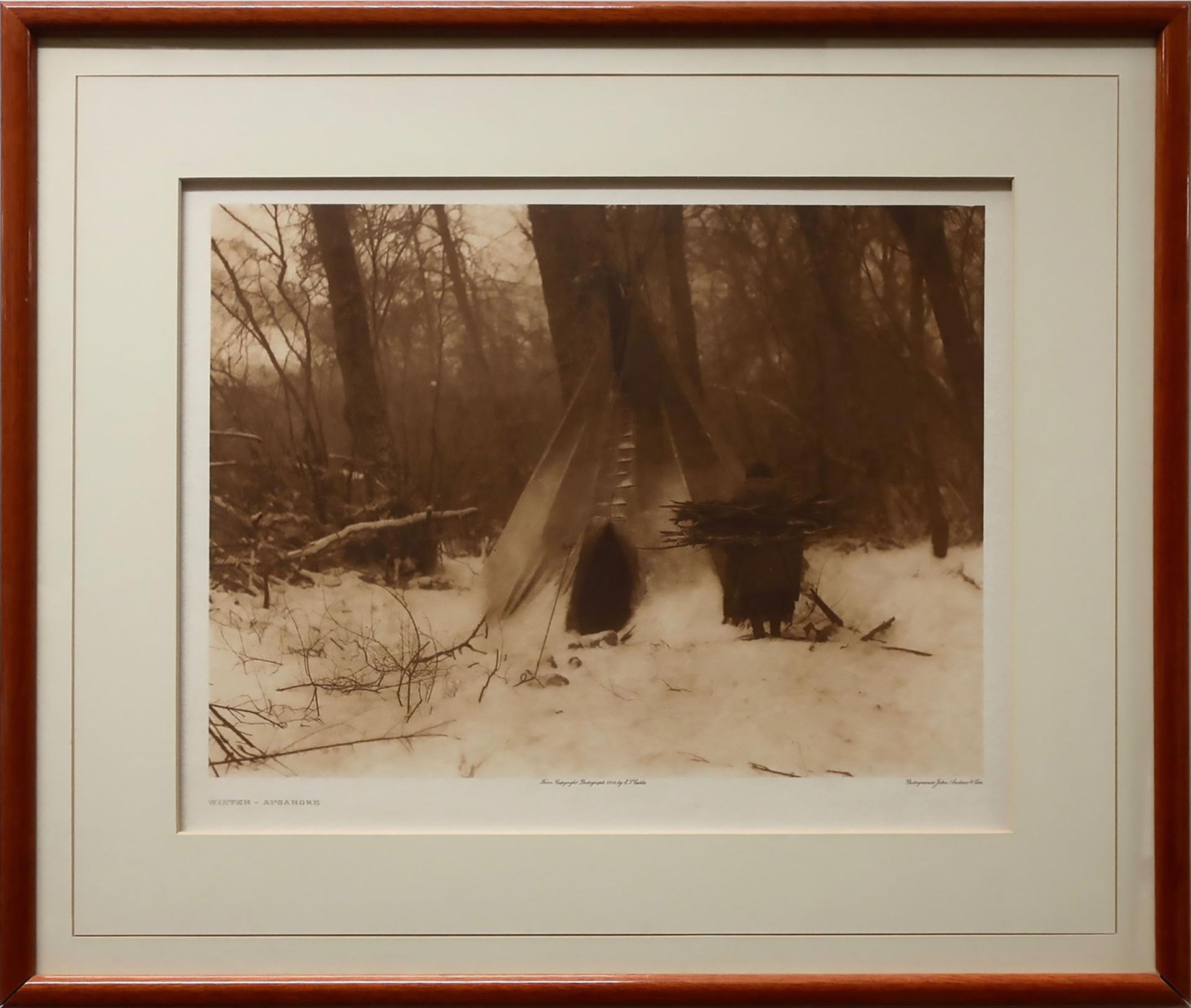 Edward Sherrif Curtis (1868-1952) - Winter Apsaroke