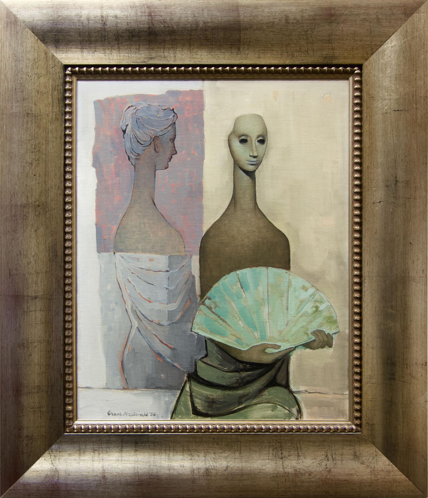 Grant Kenneth MacDonald (1909-1987) - Untitled (Two Ladies With Green Fan)