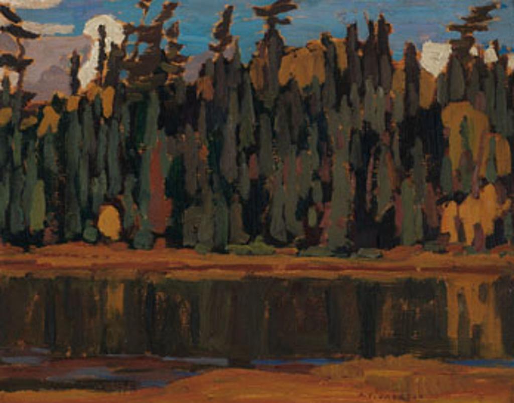 Alexander Young (A. Y.) Jackson (1882-1974) - A Beaver Lake, Algoma