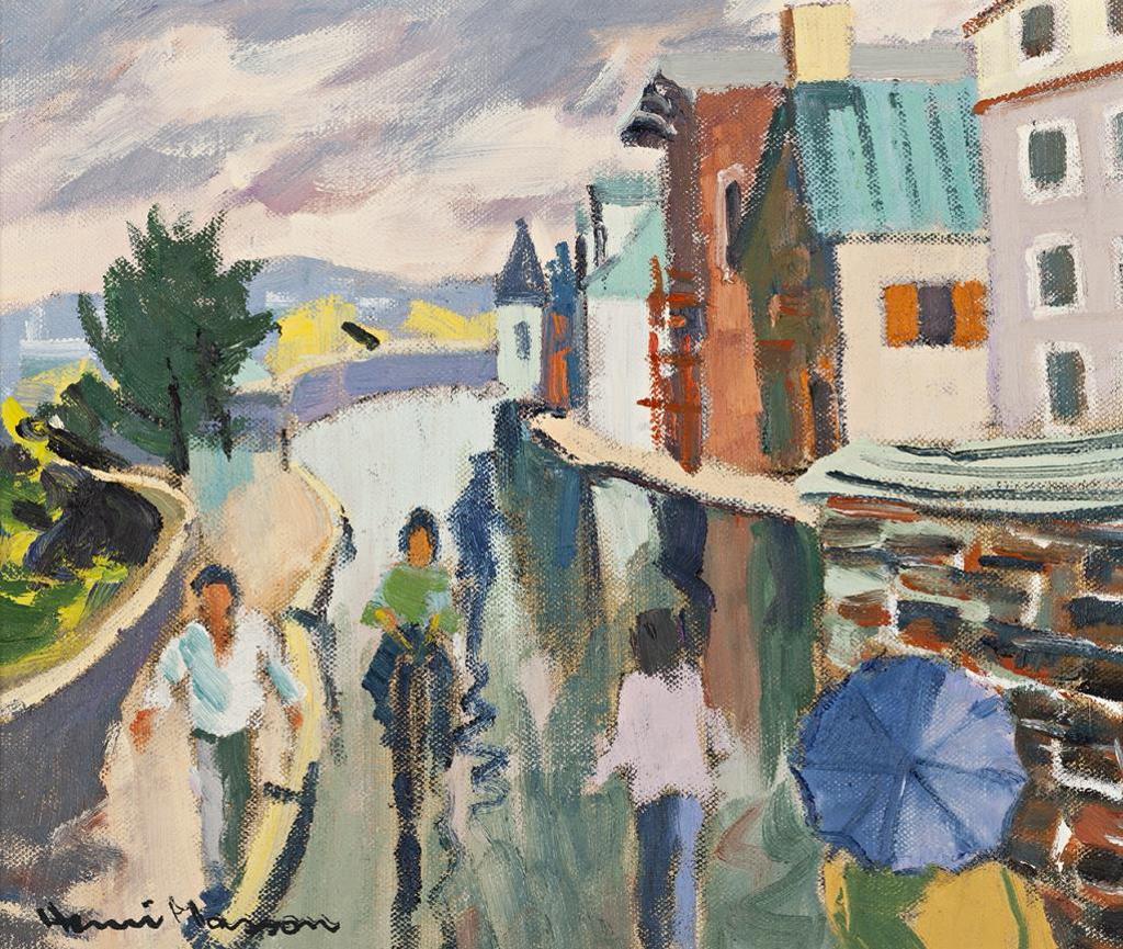 Henri Jacques Masson (1907-1995) - Rue des Ramparts, Quebec