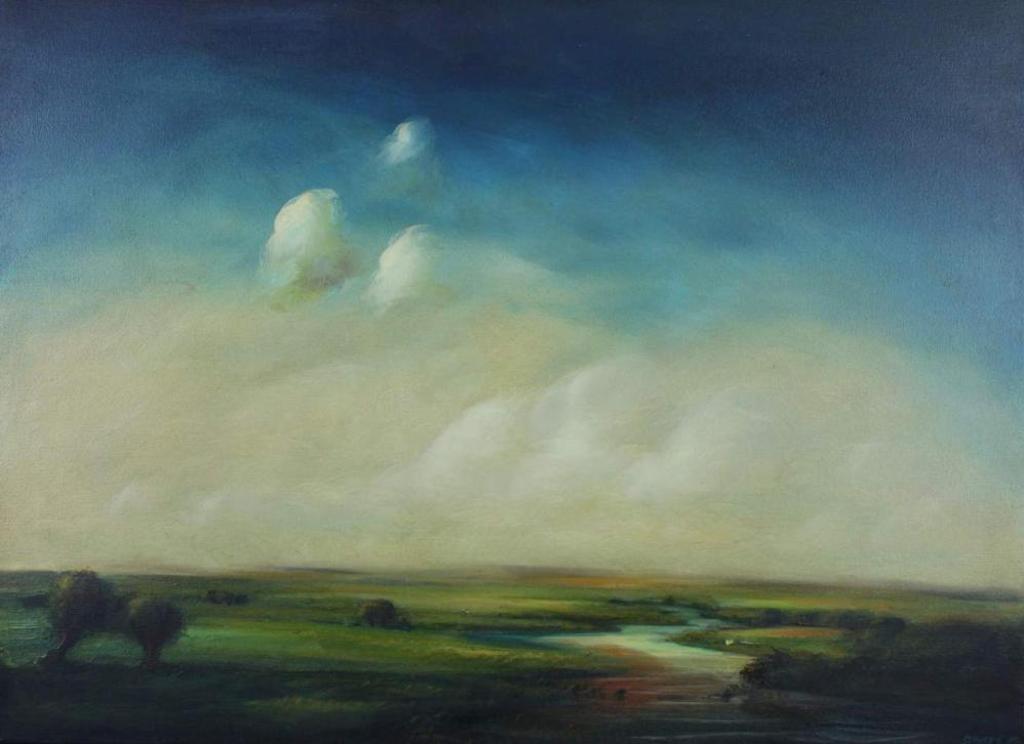 David Charles Bierk (1944-2002) - Untitled- Cloud Formations