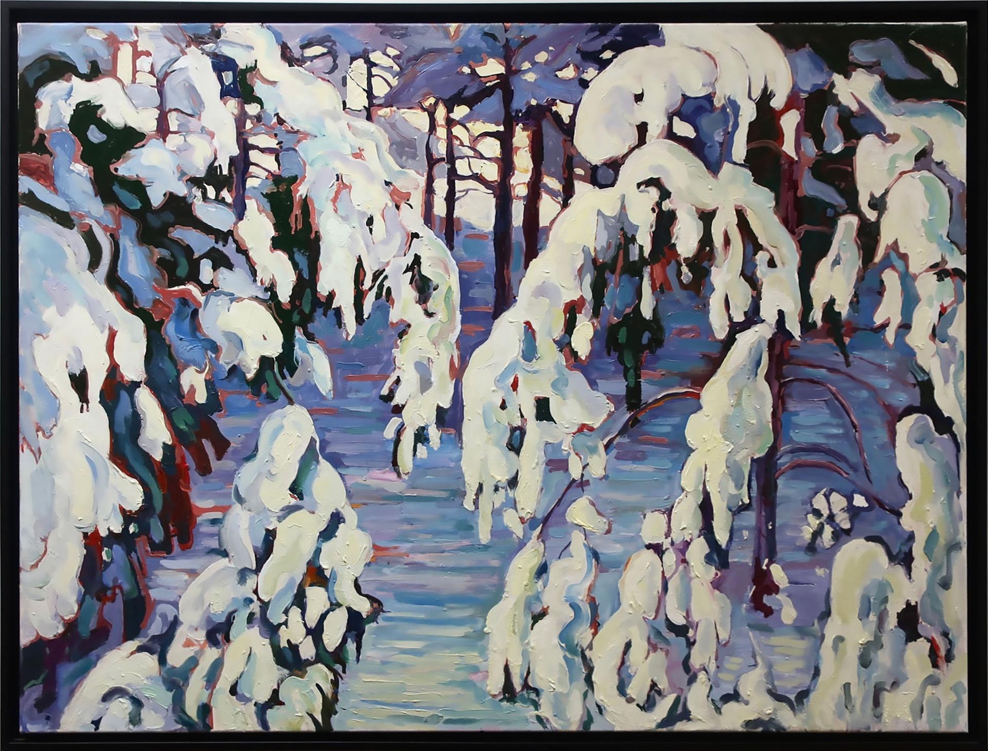 Serge Deherian (1955) - Winter Landscape