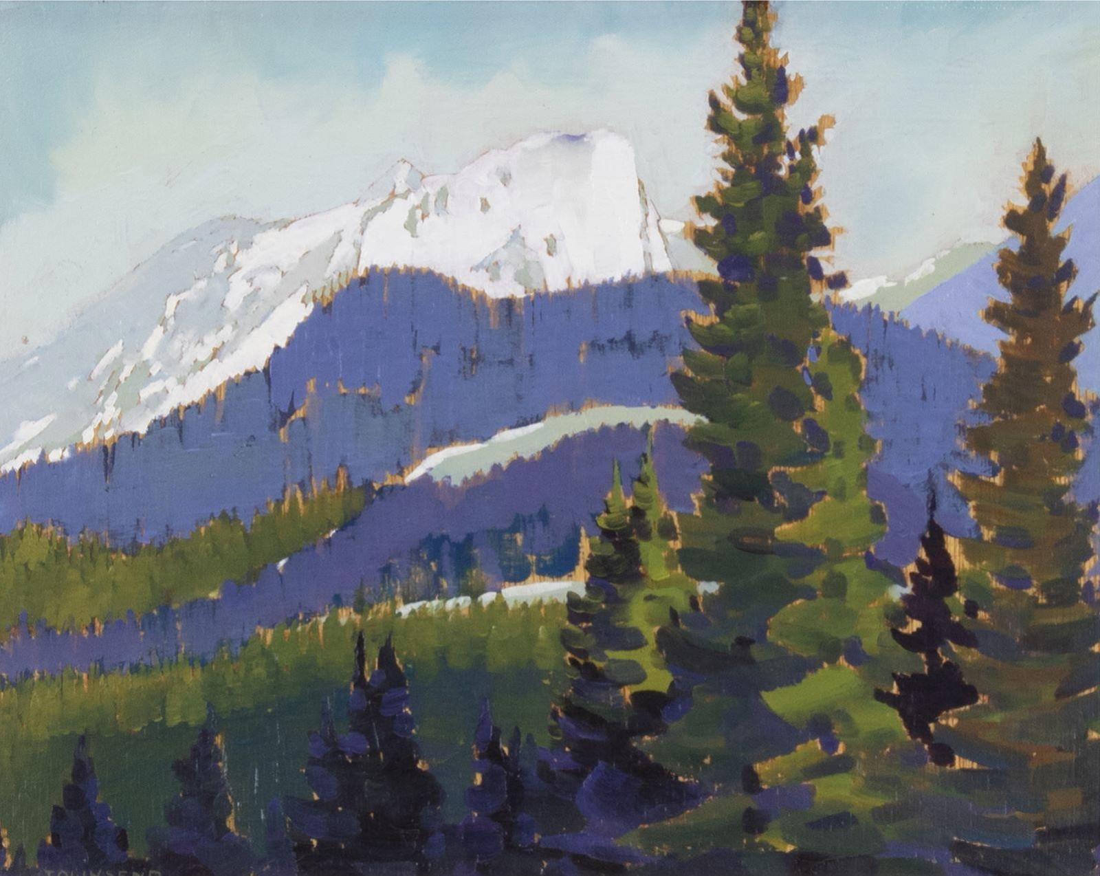 H. William (Bill) Townsend (1940-2017) - Dusk In The Kananaskis