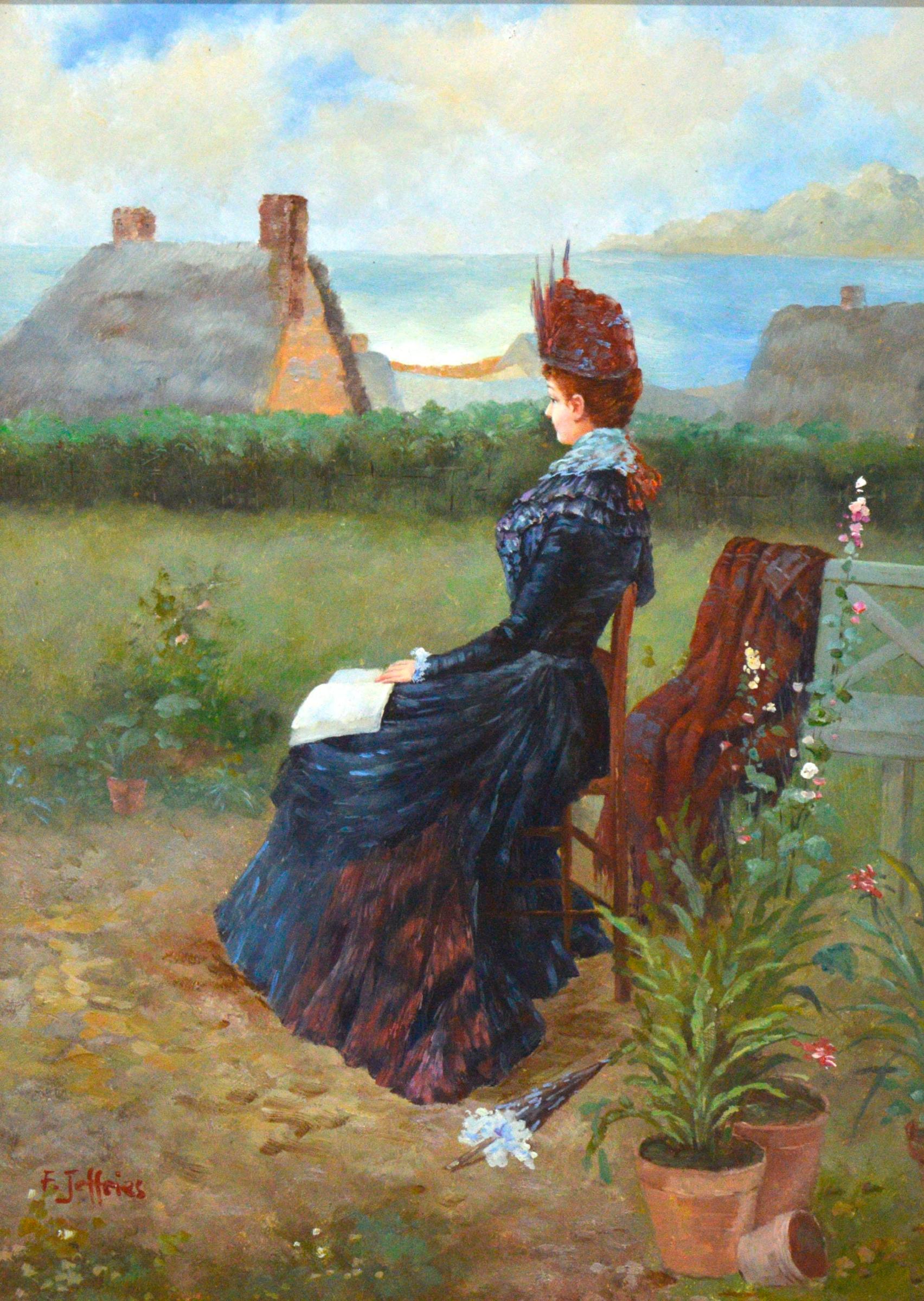 Franklin Jeffries - Femme dans un pré