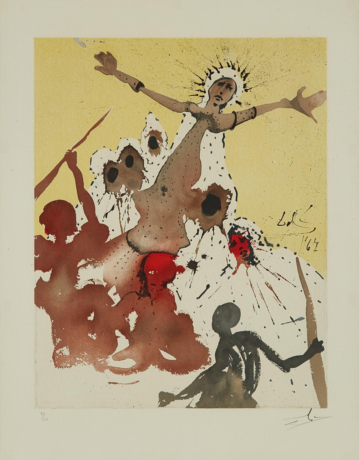 Salvador Dalí (1904-1989) - Arise, Barak And Lead.(From Alijah), 1968 [field, 68-1h]