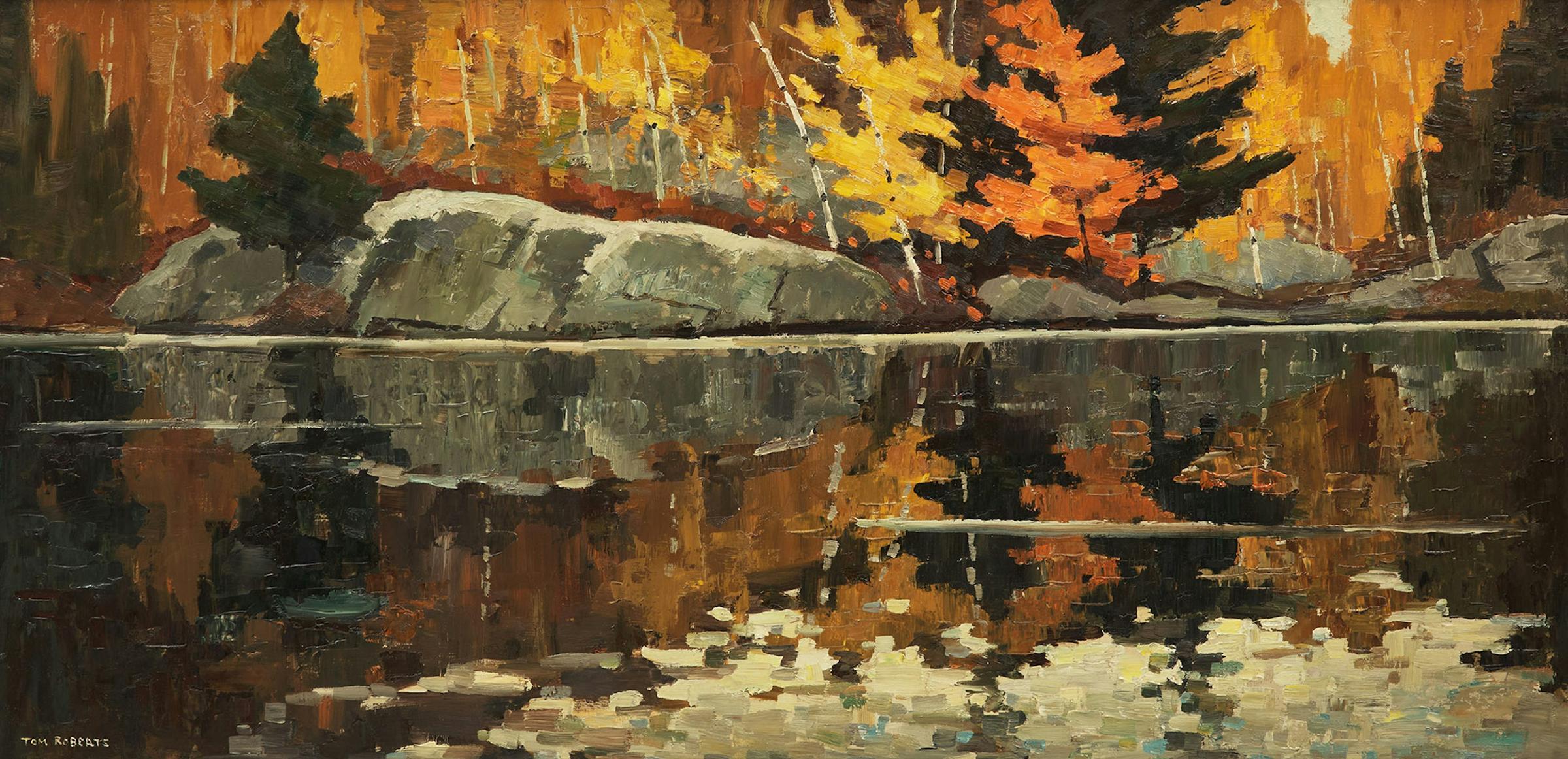 Thomas Keith (Tom) Roberts (1909-1998) - Reflections, Opeongo River