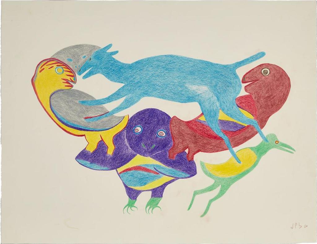 Myra Kukiiyaut (1929-2006) - Animal Spirit Composition