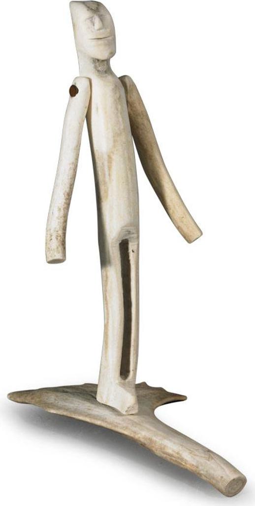 Luke and William Kanak Iksiktaaryuk (1909-1977) - Standing Figure With Articulated Arms