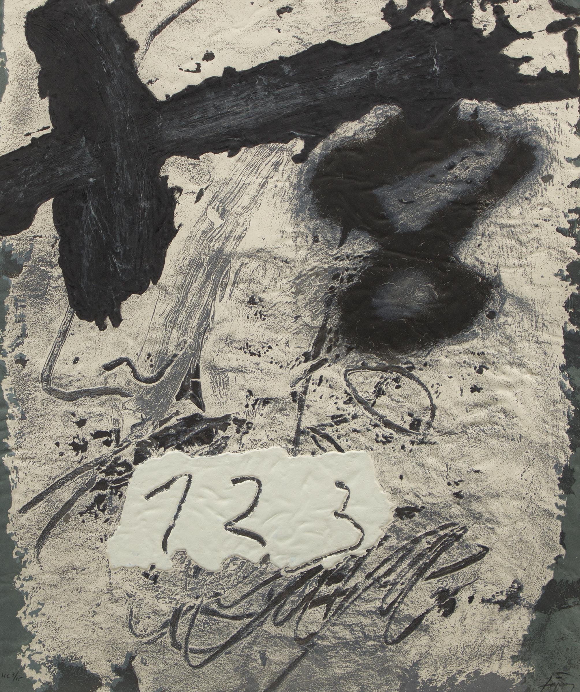 Antoni Tàpies (1923-2012) - Sans titre / Untitled, c. 1988