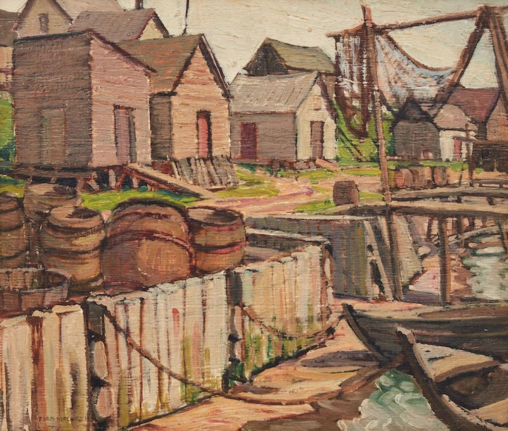 Doris Jean McCarthy (1910-2010) - Fishing Village