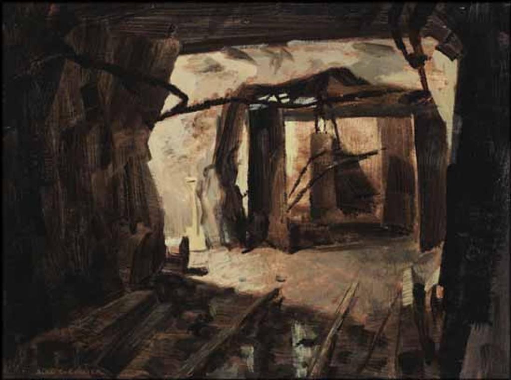 Alan Caswell Collier (1911-1990) - Entrance to Copper Scram, McIntyre-Porcupine