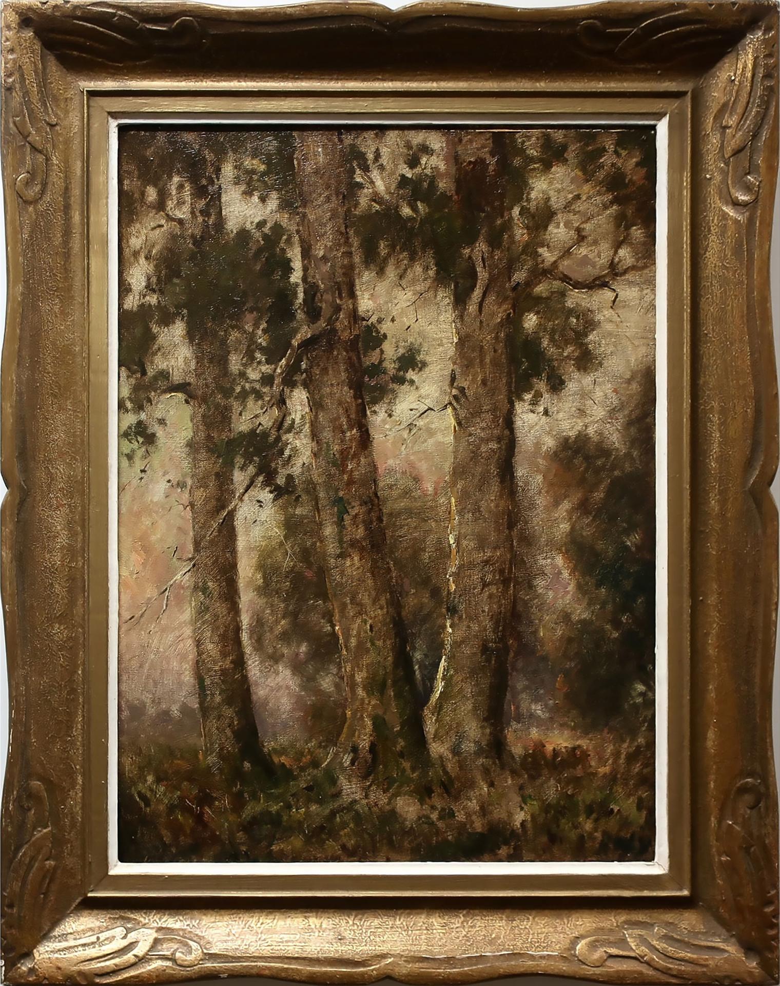 Carl Henry Von Ahrens (1863-1936) - Untitled (Woodland Study)