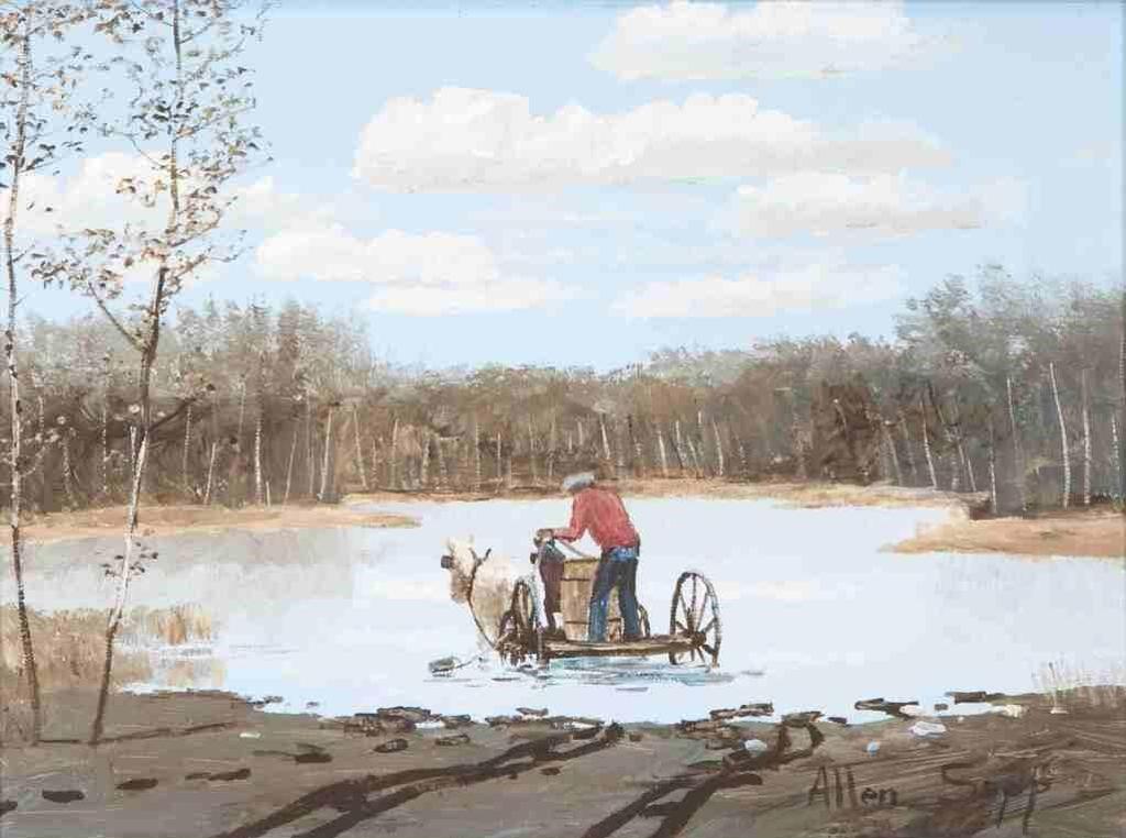 Allen Fredrick Sapp (1929-2015) - Getting Water for the Horse