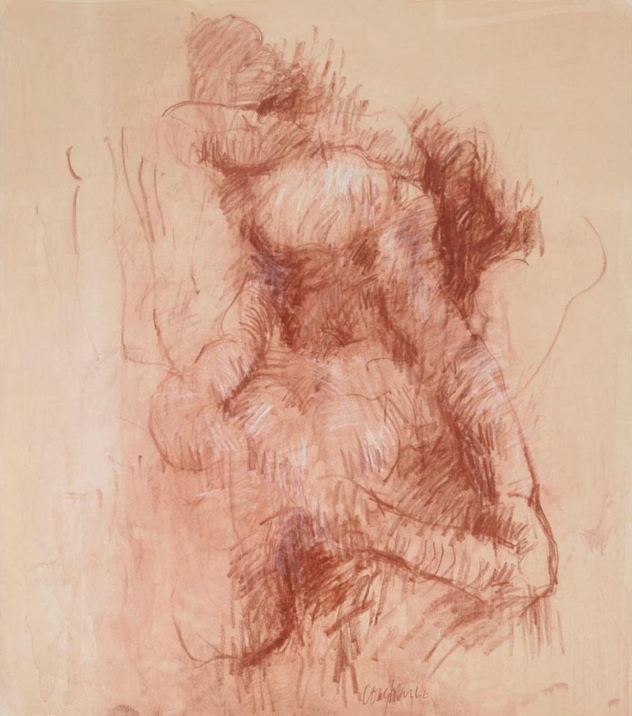 John Graham Coughtry (1931-1999) - Figural Abstraction (Drawing For Myth Series)