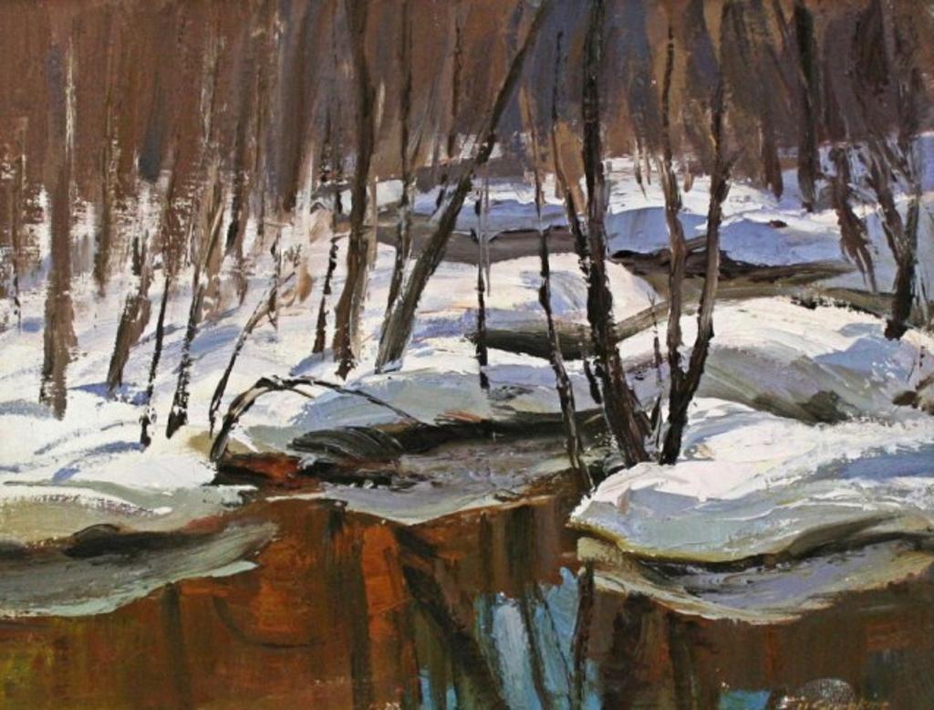 Henry John Simpkins (1906-1995) - Winter Reflections