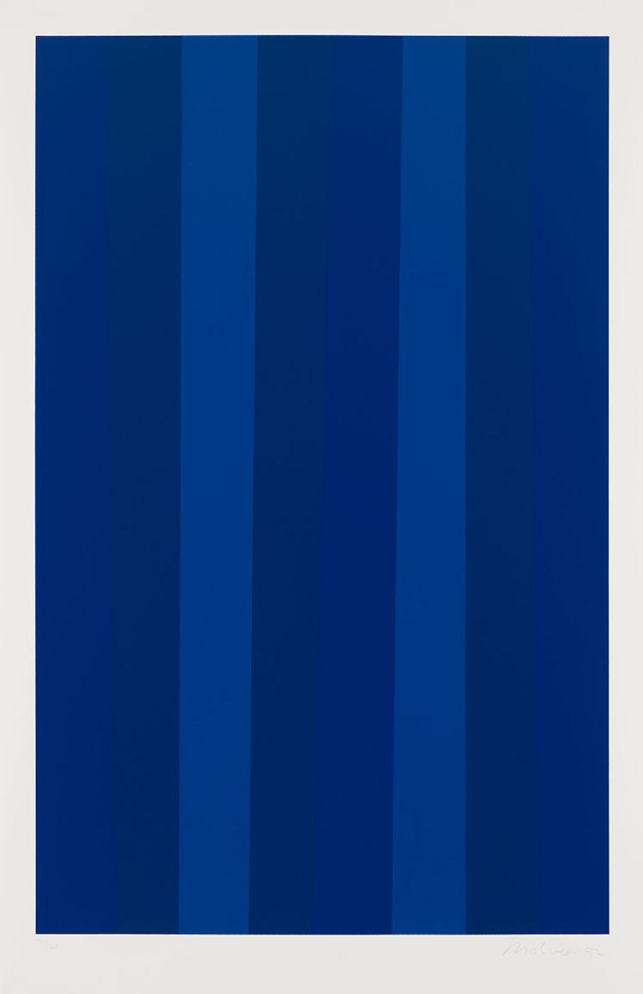 Guido Molinari (1933-2004) - Blue Quantifier