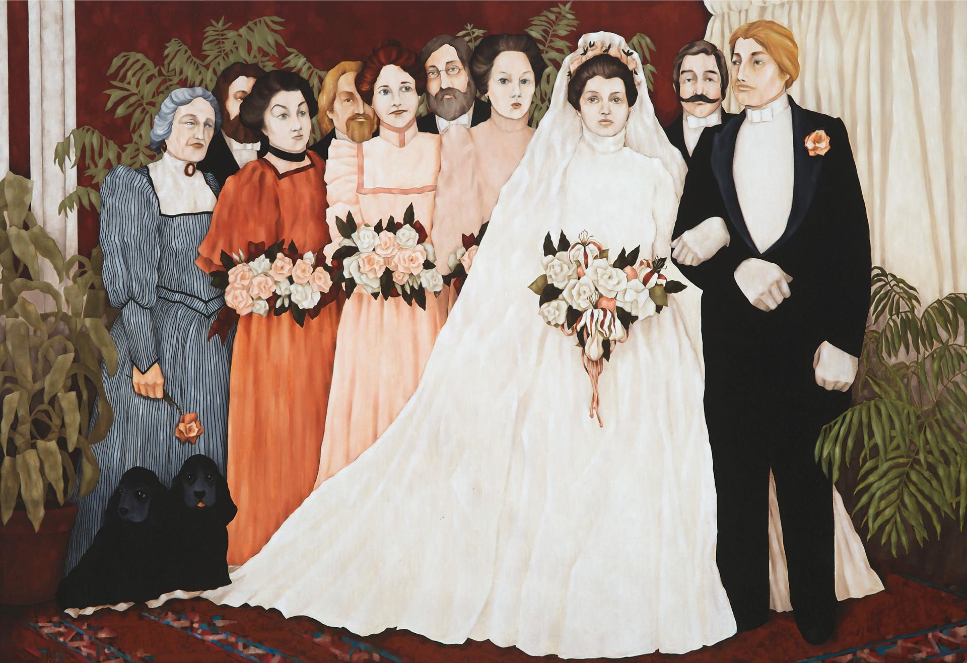 Sheila Cotton (1947) - Victorian Wedding, C.1985
