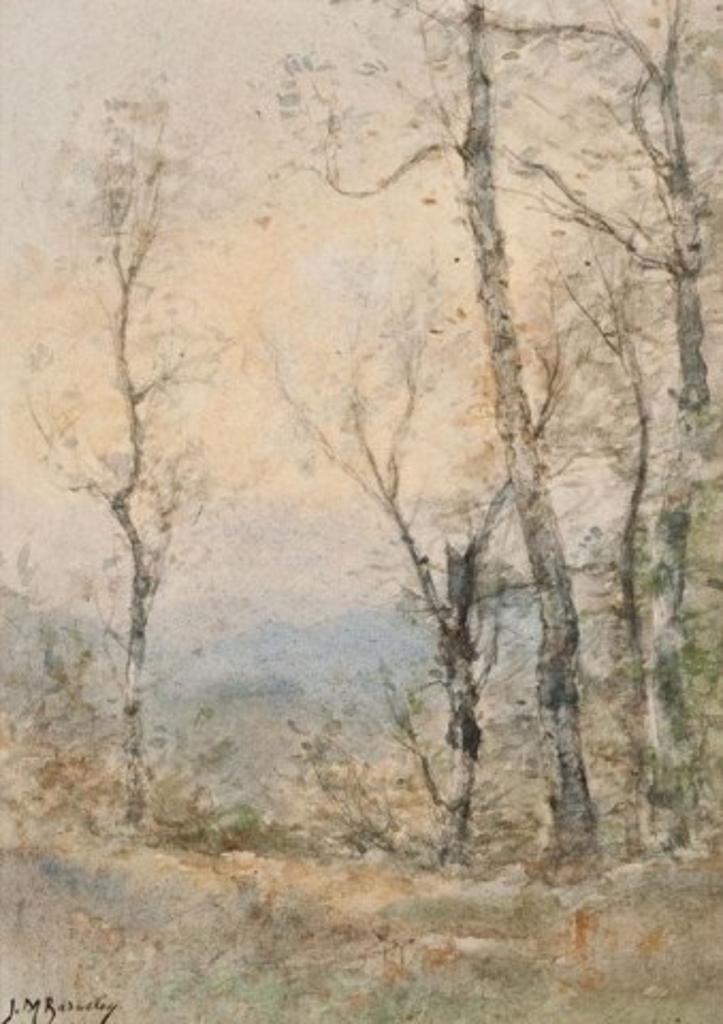 James MacDonald Barnsley (1861-1929) - Birches, Spring Evening