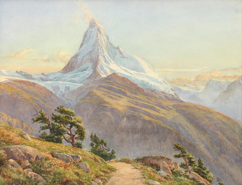 Charles Jones (C. J.) Way (1834-1919) - The Matterhorn