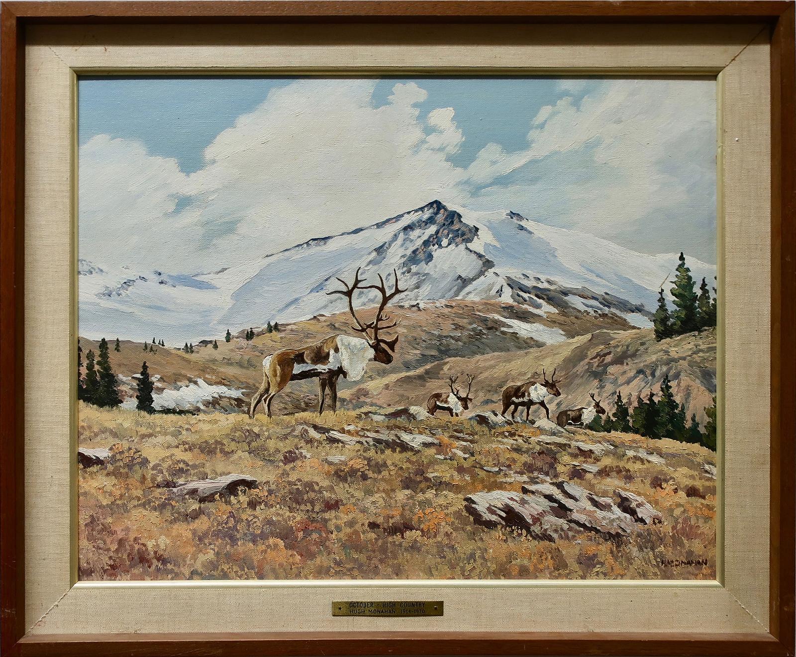 Hugh C. Monahan (1914-1970) - October High Country - Osborn Caribou