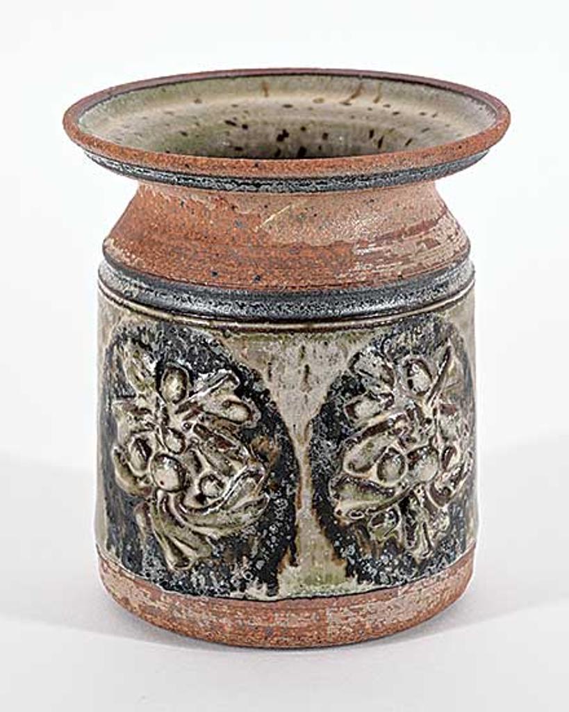 Edward Drahanchuk (1939) - Untitled - Pot with Organic Symbols