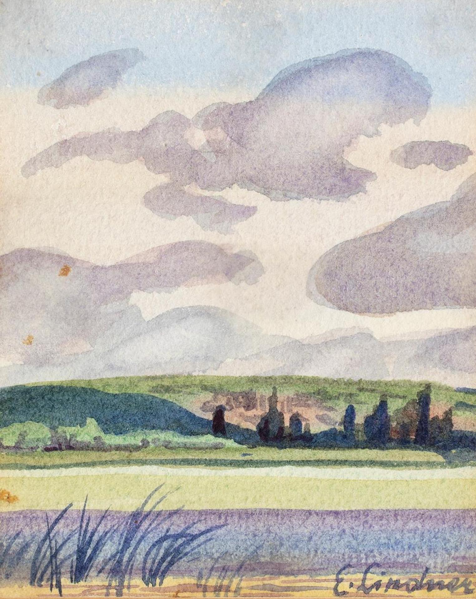 Ernest Friedrich Lindner (1897-1988) - Untitled - Prairie Landscape