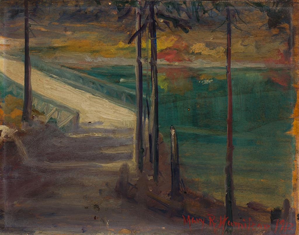 Mary Ritter Hamilton (1873-1954) - Emerald Lake, the Bridge and Sky