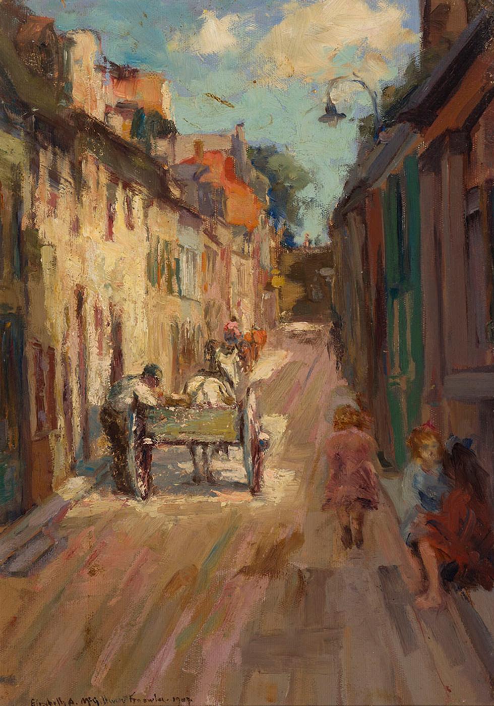 Elizabeth Annie Mcgilllivray Knowles (1866-1928) - Street Scene