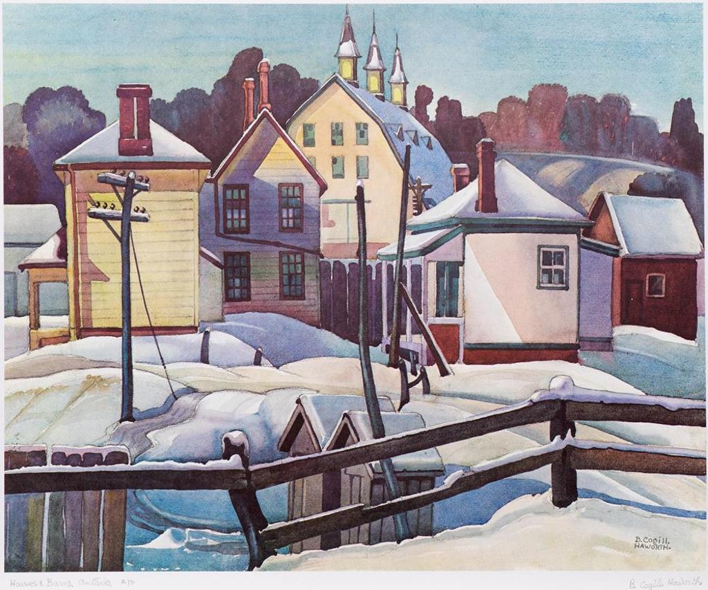 Bobs (Zema Barbara) Cogill Haworth (1900-1988) - Houses and Barns Ontario