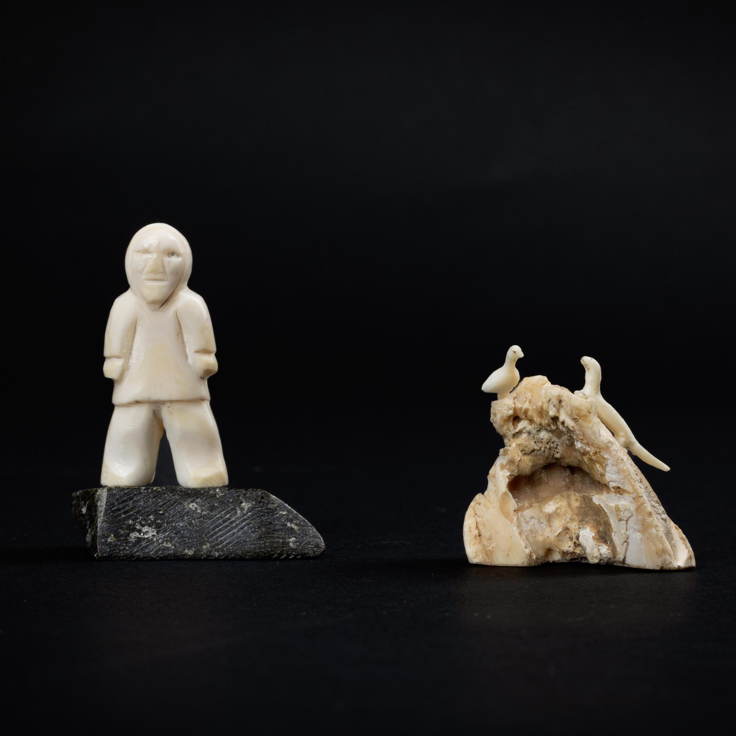 Mark Tungilik (1913-1986) - A Group Of Ivory Miniatures