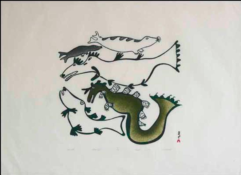 Pitseolak Ashoona (1904-1983) - Sea Beasts (02585/2013-1547)