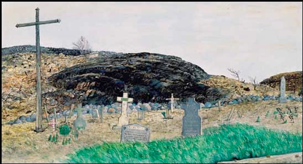 William Kurelek (1927-1977) - Wanapitei Graveyard