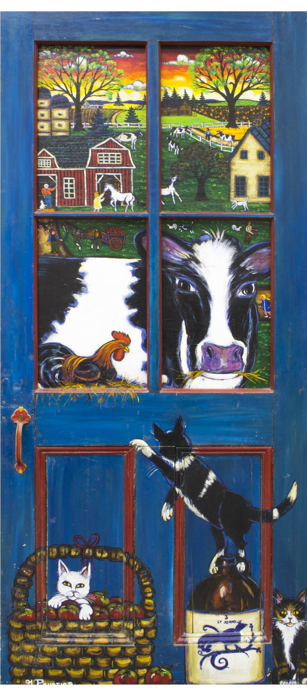 Gilles Pelletier (1946-2011) - Autumn farm scene