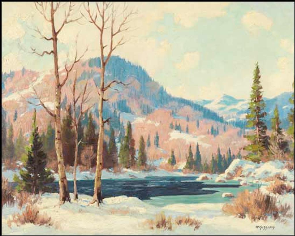 Roland Gissing (1895-1967) - The River Bank, Winter