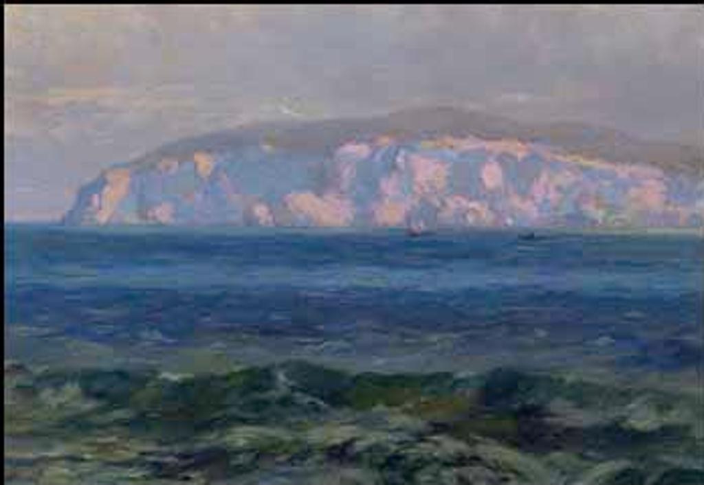 Charles MacDonald Manly (1855-1924) - Veiled Sunset, Bonaventure Island, P.Q.