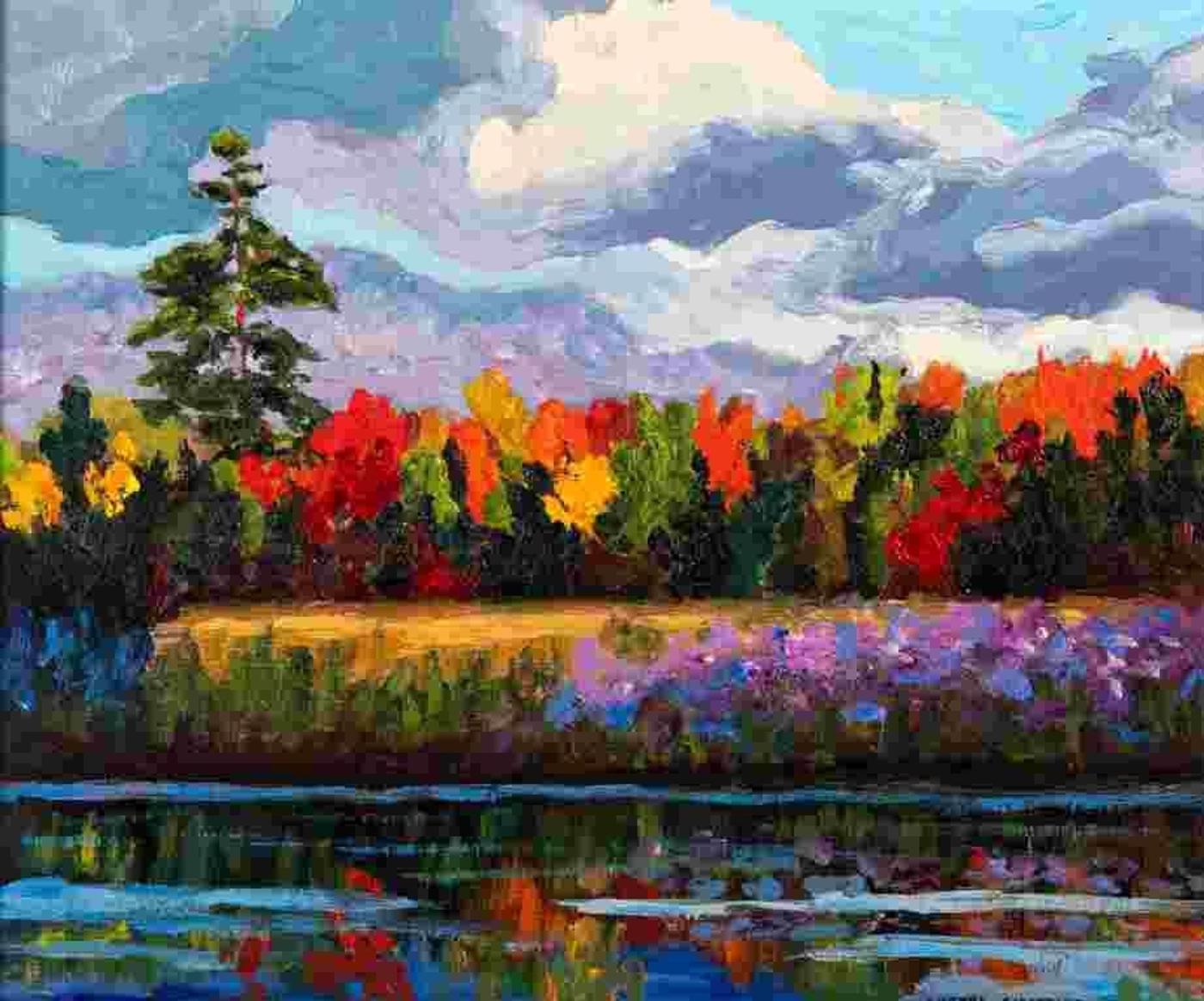 Cheryl Chartier (1952) - Autumn Storm Coming (1993)