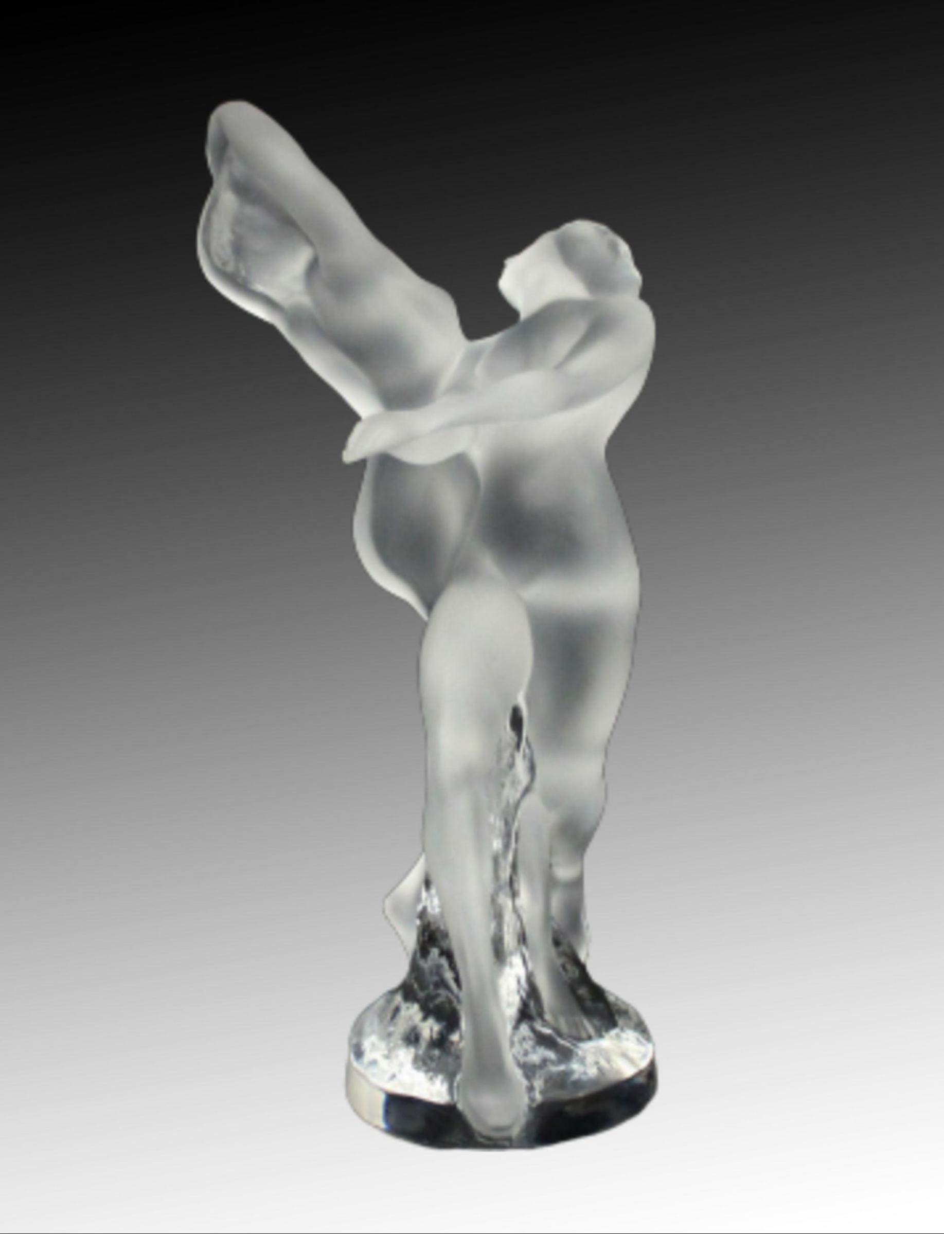 Figurine Lalique - en cristal givré et clair, modèle 11909, conçue en 1909,