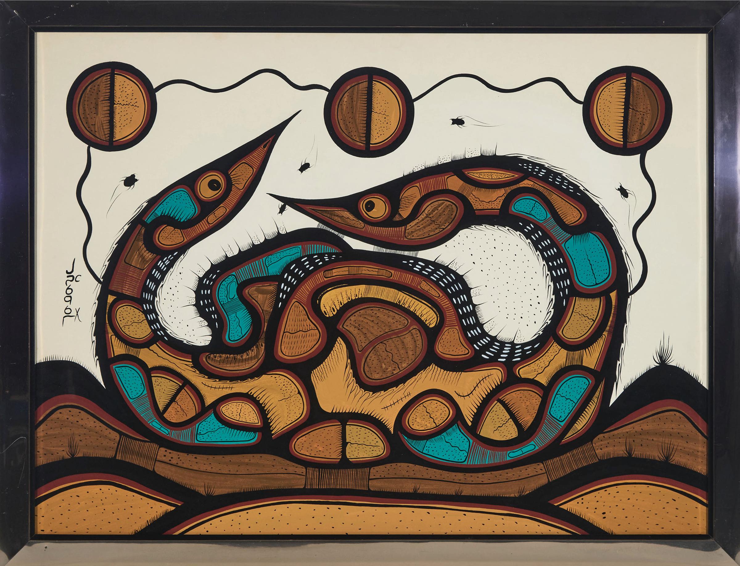 Joshim (Josh) Kakegamic (1952-1993) - Untitled (Loons)