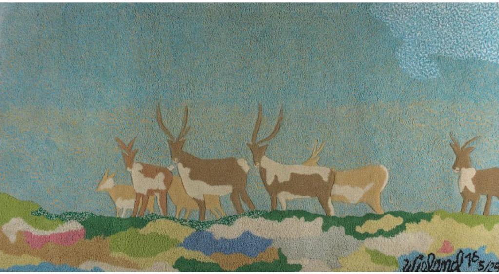 Joyce Wieland (1930-1998) - Wildlife Landscape