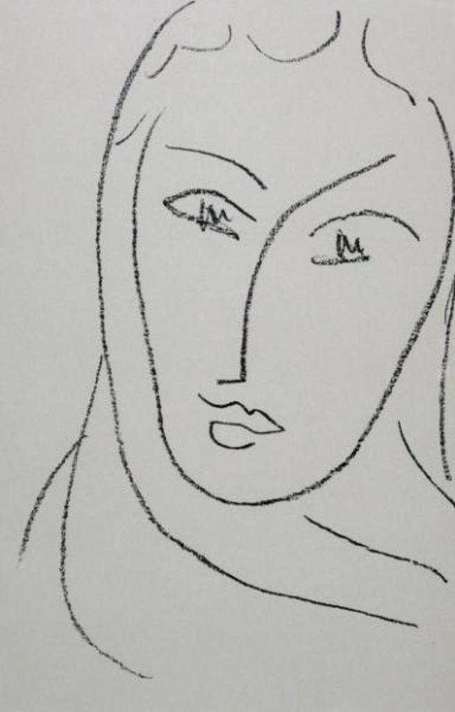 Henri Matisse (1869-1954) - Jeune Femme Au Foulard (Plate 388); 1952