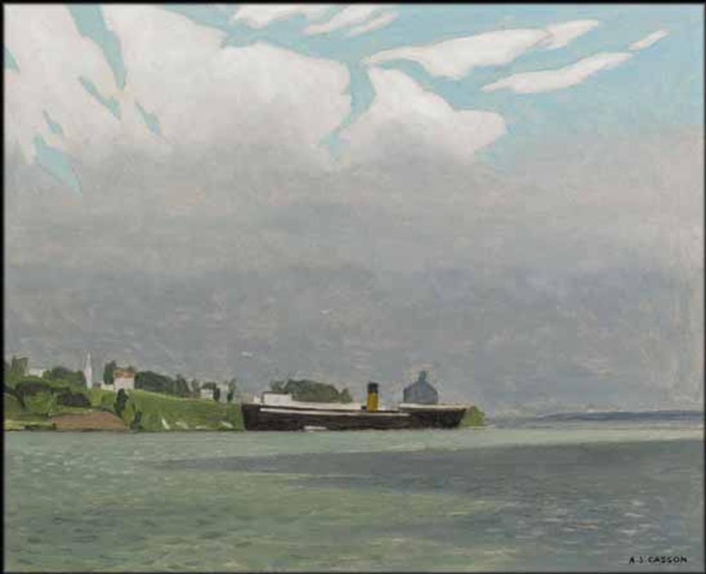 Alfred Joseph (A.J.) Casson (1898-1992) - The Old Ferry 