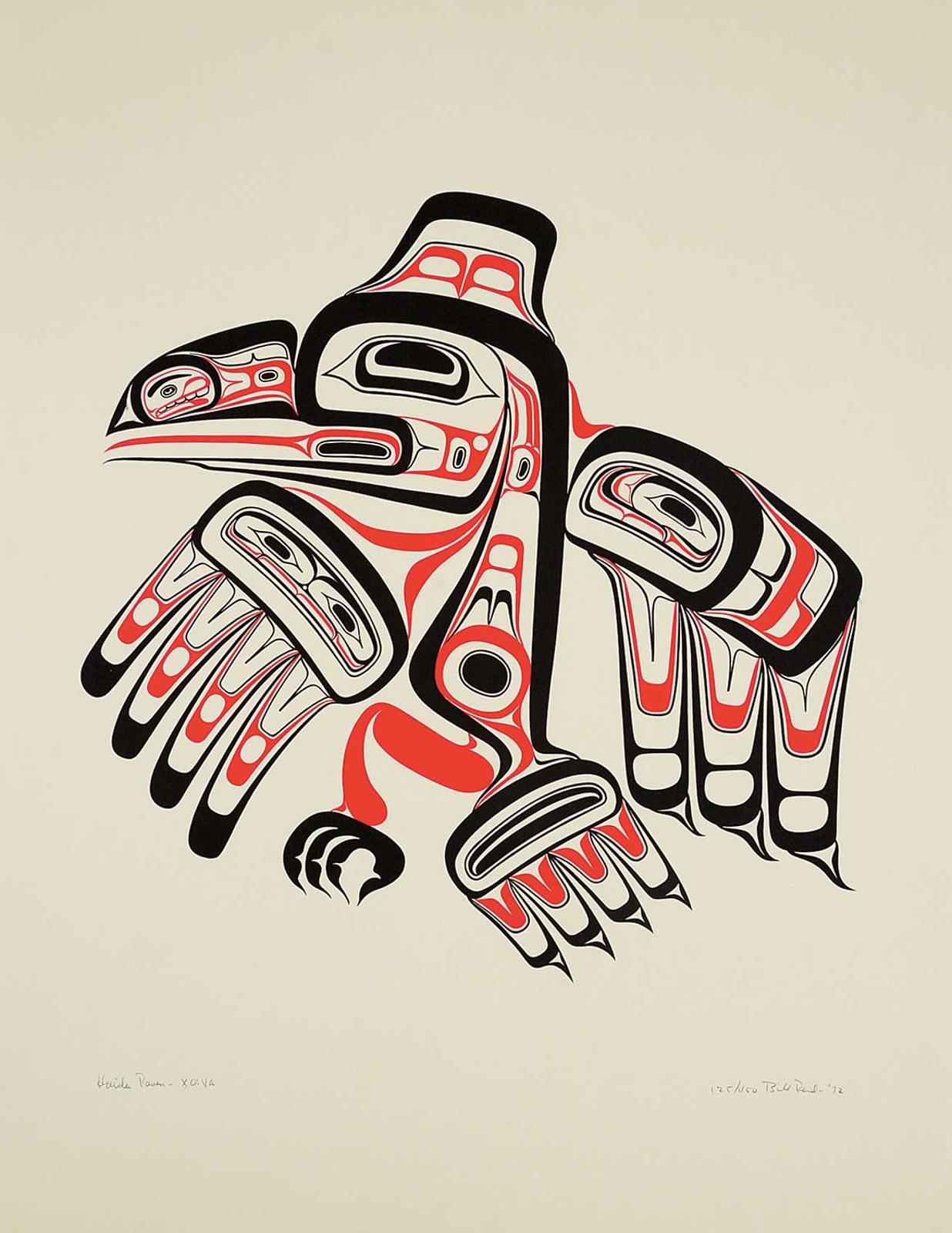 Bill (William) Ronald Reid (1920-1998) - Haida Raven #119/450