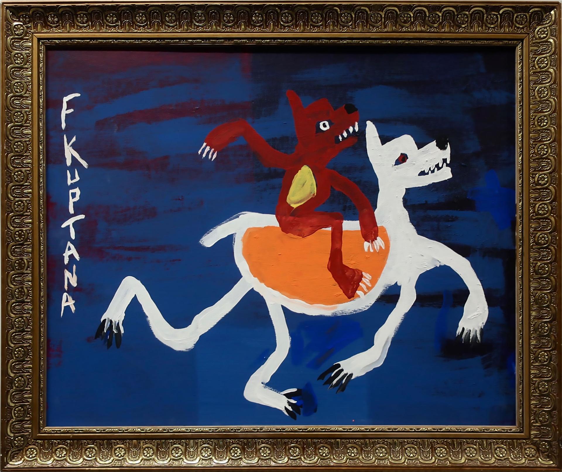 Floyd Kuptana (1964-2021) - Untitled (Red Rider)