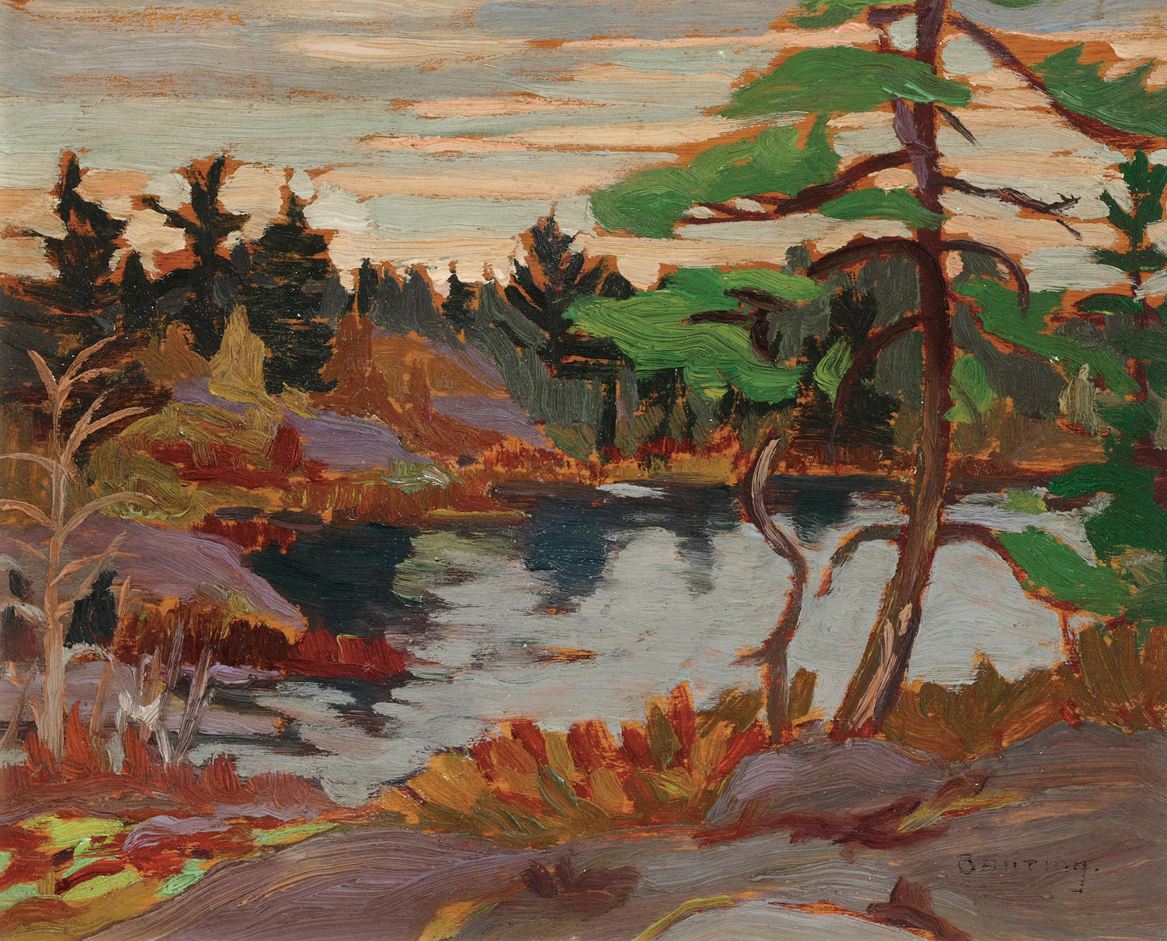 Sir Frederick Grant Banting (1891-1941) - Inland Lake, Georgian Bay, 1932