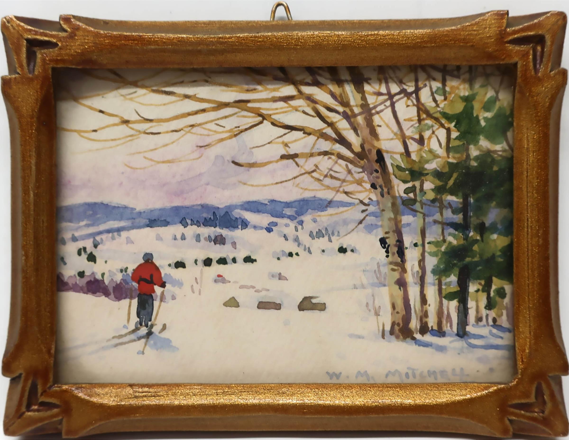 Willard Morse Mitchell (1879-1955) - Typical Laurentian Mountain Ski Terrain
