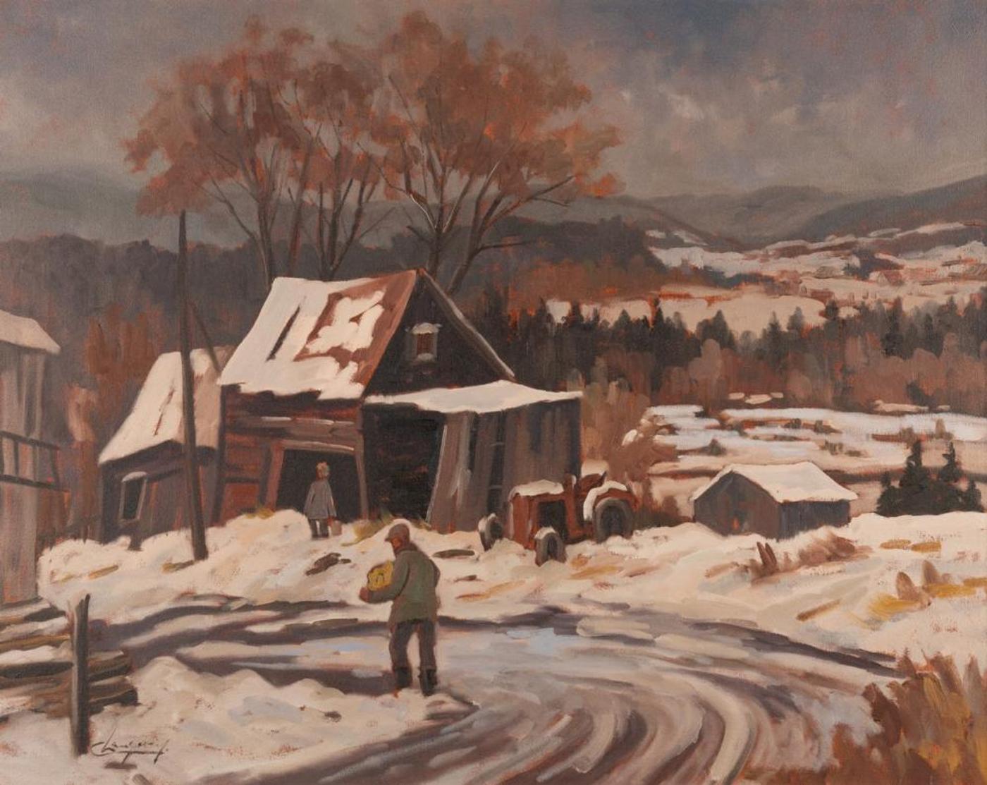 Claude Langevin (1942) - Approche de la Tempete a Christieville