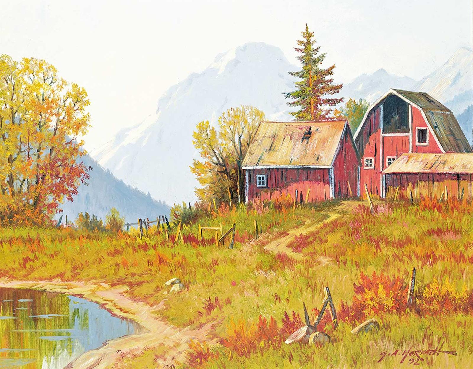 George A. Horvath (1933-2012) - Mountain Farmstead