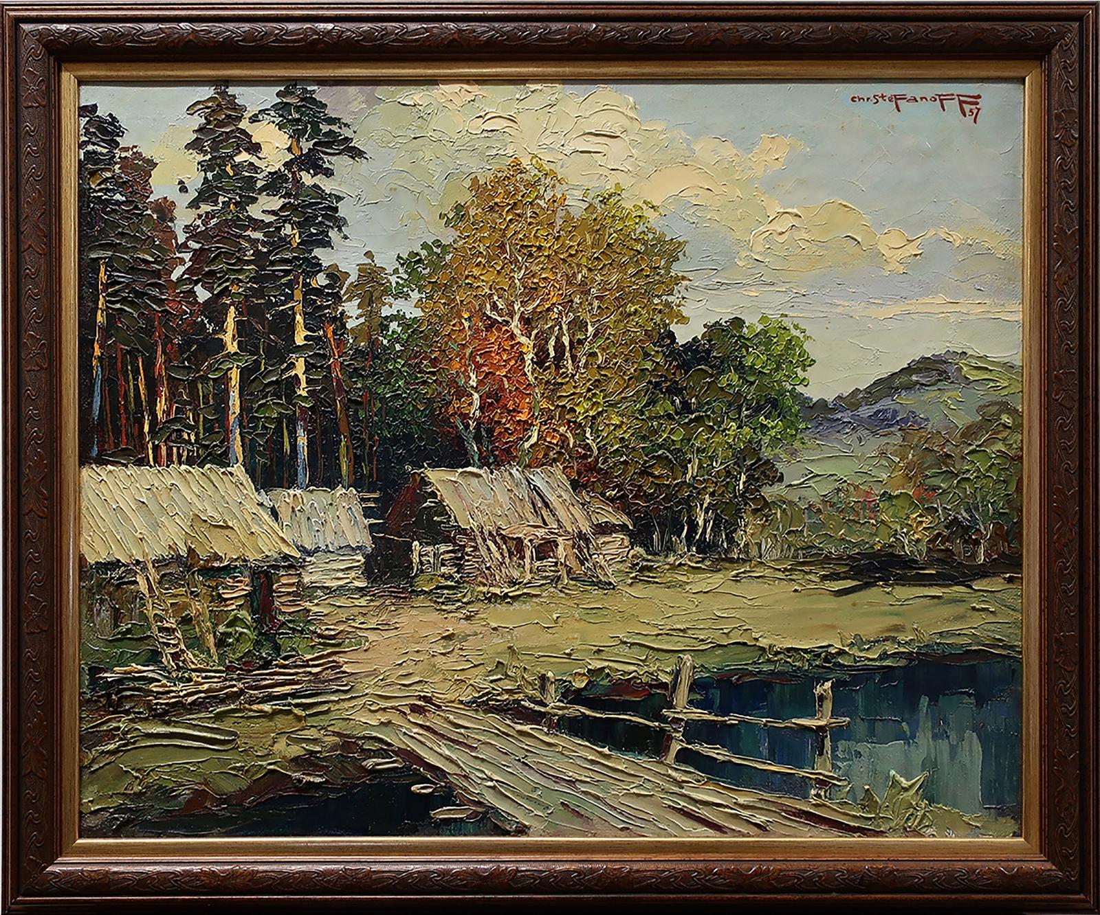 Christo Stefanoff (1898-1966) - Untitled (Abandoned Camp)